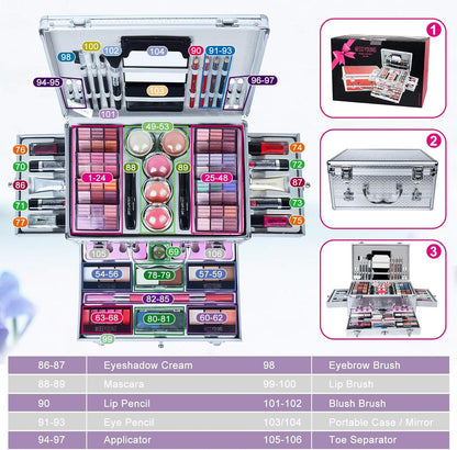 All-in-One Make-up Box Set Multi-purpose Cosmetic Storage Beauty